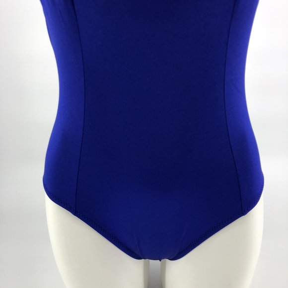 Vintage Royal Blue One Piece Swim Small - Picture 5 of 8